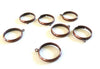 EP supports bague reglable cuivre, fournitures créatives, bague argent, fabrication bijoux, fournitures cuivre, x 10-G765