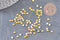 Element rond à coller en zamac doré,fournitures à coller pour décorer pierres et bijoux,4x2mm, x10 G5271
