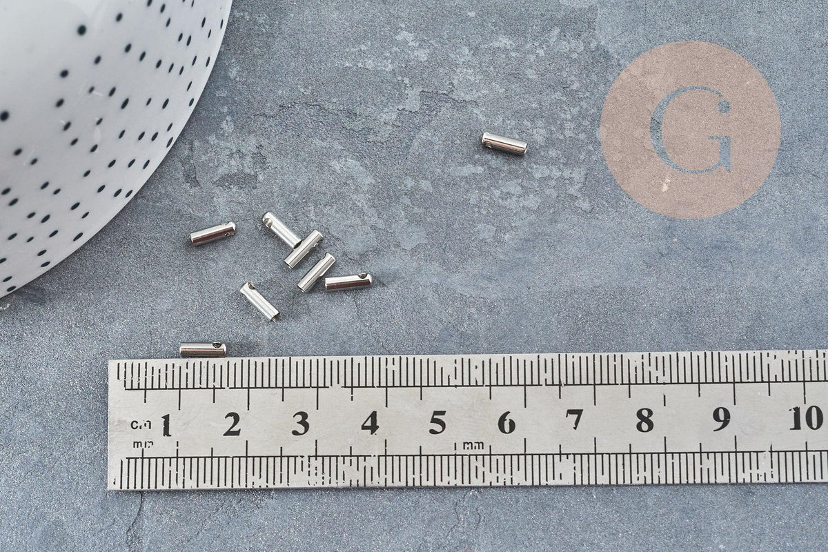 Embout chaîne acier 304 inoxydable doré 17.5mm, x1 (G2307)