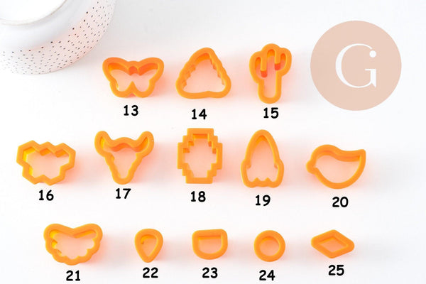 Emporte-Pièce Pâte polymère Tex-Mex 22-47mm, x1 (G10634)