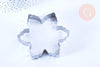 Emporte-pièce flocon de neige, Moule patisserie en acier inoxydable pour cuisine gateau et loisirs créatifs,8.1cm, x1 G4977
