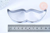 Emporte-pièce moustache, Moule patisserie, emporte-pièce en acier inoxydable pour cuisine gateau et loisirs créatifs,10.5cm, x1 G4994