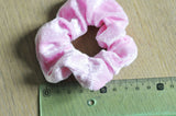 Ep Chouchou scrunchy cheveux Velours rose x1 (G5124)