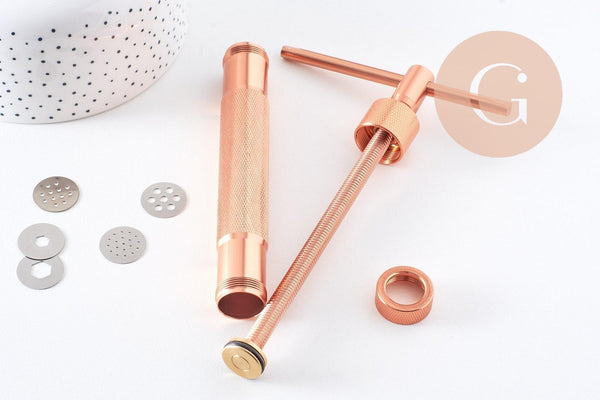 Extrudeuse pour création de bijoux polymère avec 20 disques, x1 (G10207)