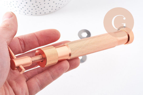 Extrudeuse pour création de bijoux polymère avec 20 disques, x1 (G10207)