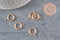 Fermoir boucle OT acier 304 inoxydable IP or rose 19mm, x1 (G11351)-Fermoirs-Gingerlily Perles