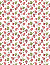 Feuille de transfert polymère – Fraises 14x10 cm, x1 (G10764)
