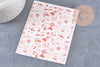 Feuille de transfert polymère – Halloween orange 14x10 cm, x1 (G10783)