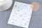 Feuille de transfert polymère – Motif Hiver bleu 14x10 cm, x1 (G10780)