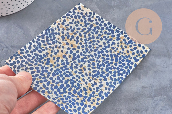 Feuille de transfert polymère – Motif Léopard 14x10 cm, x1