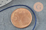 Fil bleu marine à brode-couture nylon 0.8mm, x10 Mètres (G1380)