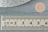 Fil bleu métallisé nylon à broder-couture-bijoux 0.8mm, x5 Mètres (G0505)