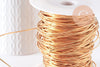 Fil d'acier 304 inoxydable doré IP inoxydable 1.2mm, x1 mètre (G9842)
