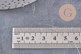 Fil de cuivre argenté 0.3mm, x1 bobine de 10 mètres (G4541)