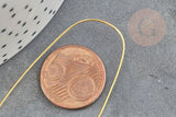 Fil de cuivre doré 0.6mm, x1 bobine de 6mètres (G9377)