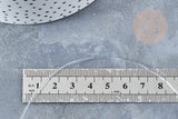 Fil élastique nylon transparent 1mm, x1 bobine de 12.5m (G8475)