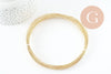 Fil métallique cuivre doré torsadé 0.8mm, x1 mètre (G9638)