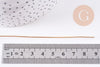 Fil métallique laiton brut 0.8mm / 20gauges, x1 mètre (G10687)