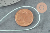 Fil vert clair métallisé 0.8mm, x10 Mètres (G2113)