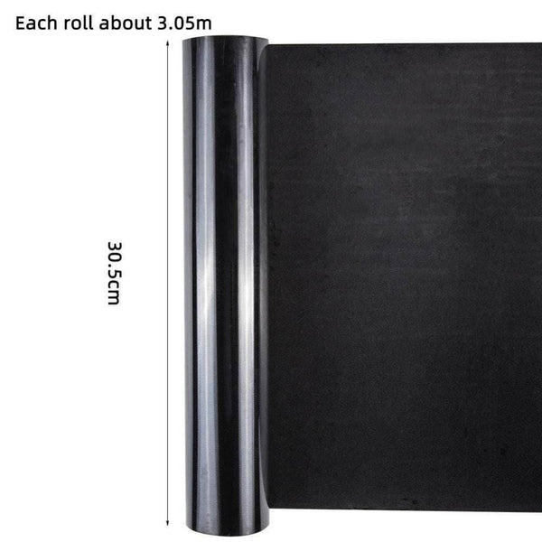 Film vinyle thermocollant impression transfert noir, x50 cm (G5122)