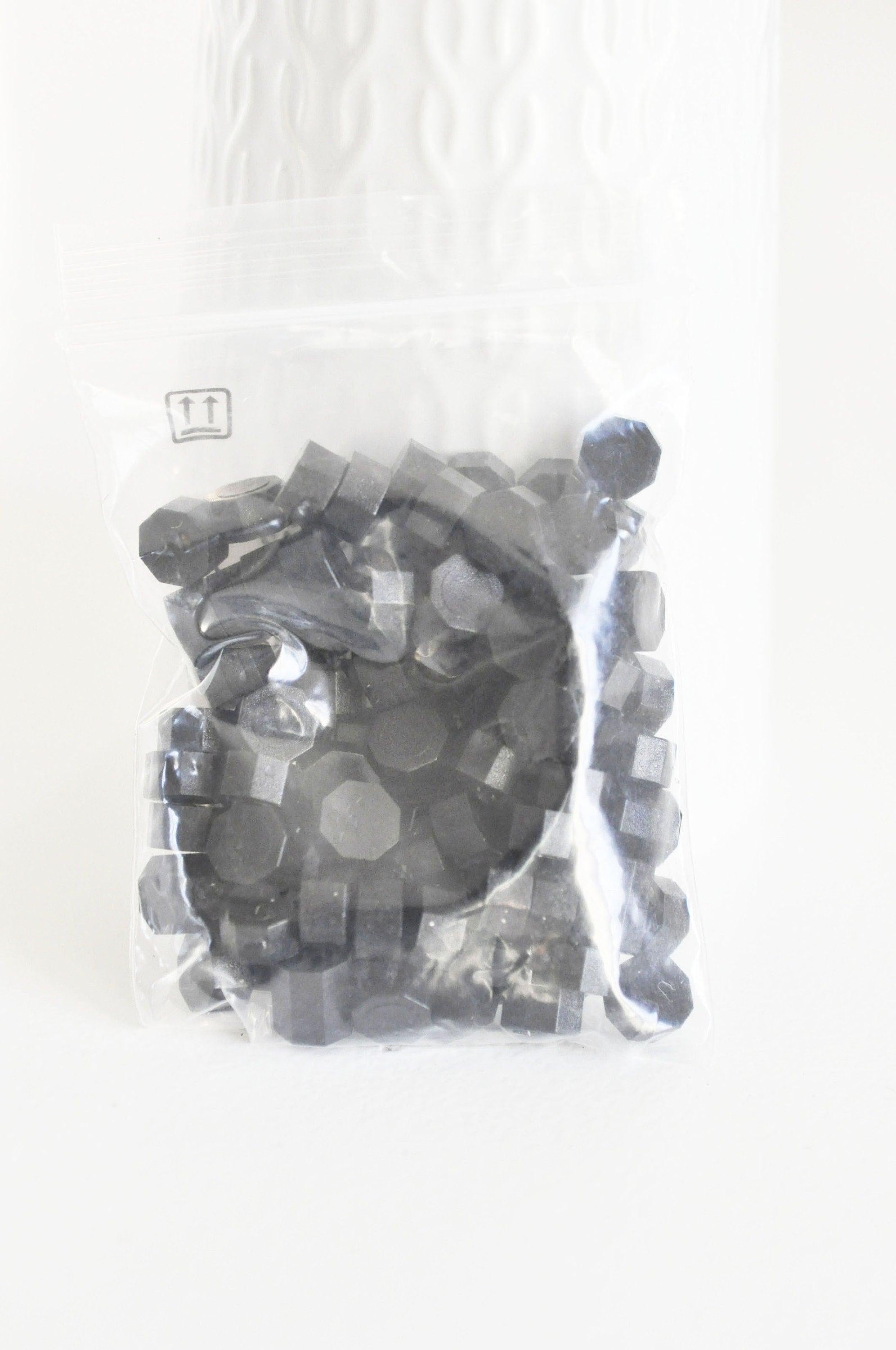 Granulés cire bordeau à cacheter, fourniture pour création de sceaux personnalisés pour sceaux et invitations de mariage DIY, x100 (G3281)