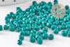 Grosses perles rocaille vert , perles rocaille vertes, vert opaque,diamètre 4mm x 10Gr (G3818)