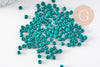 Grosses perles rocaille vert , perles rocaille vertes, vert opaque,diamètre 4mm x 10Gr (G3818)