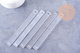 Guide de profondeur pour pâte polymère acrylique transparent 2-3-4-5-6mm, x2 (G10708)