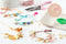 Kit 3 Bracelets/Collier breloques & Cordon x1 (G9556)
