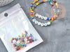 Kit Bracelet d'amitié prénom personnalisé multicolore, Coffrets et kits création de bijoux fantaisie DIY, pochette pour 1 bracelet (G9022)