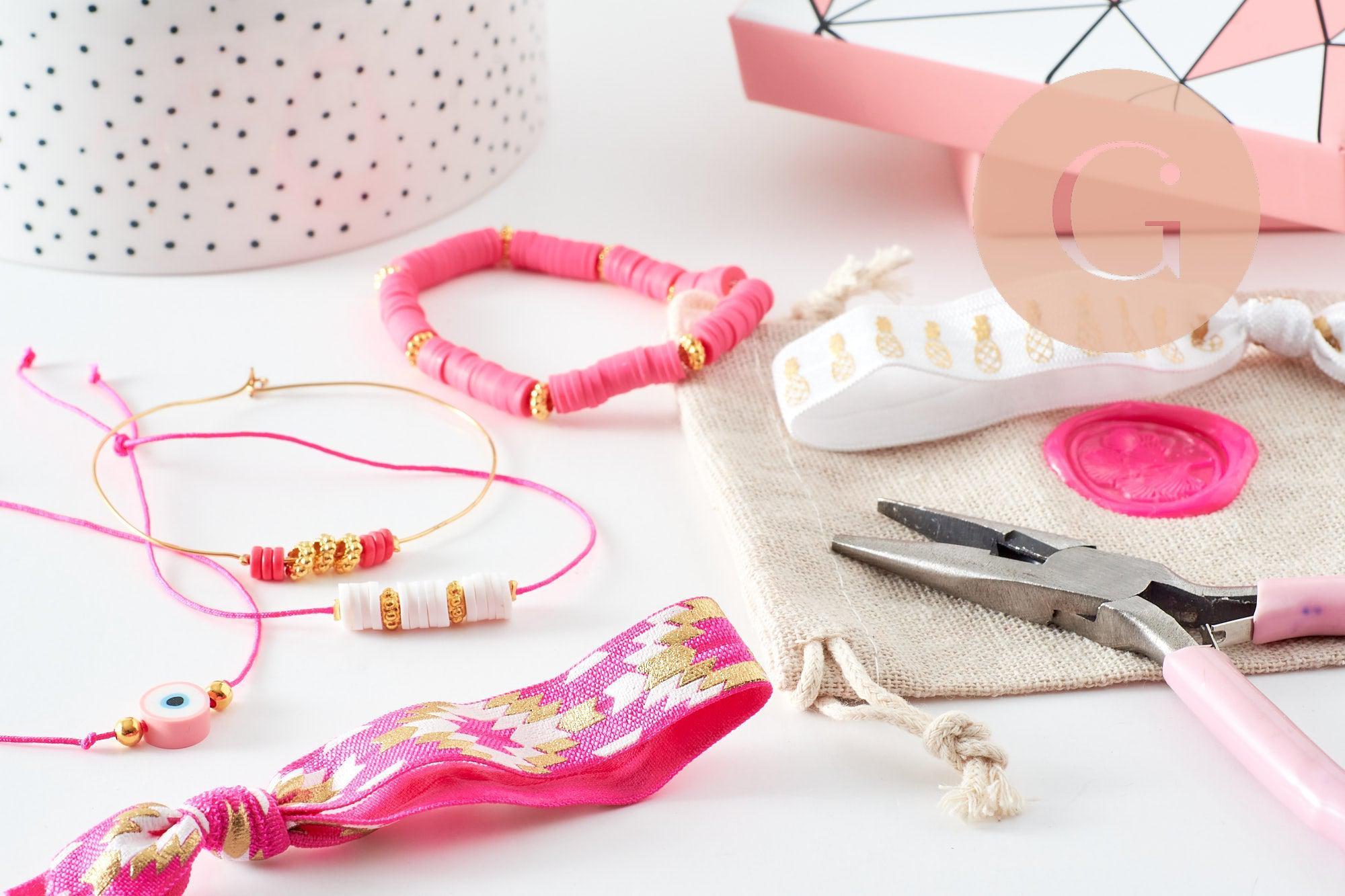 Kit création 10 Bracelets Surfer, Coffrets et kits pour la création de bijoux fantaisie DIY, x1 G9555