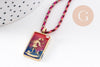 Kit création Collier Médaille Tarot coloré x1 (G10108)