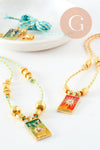 Kit création Collier Médaille Tarot coloré x1 (G10108)