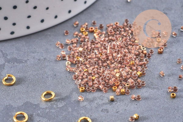 Kit de perles rocaille façon Miyuki Mix Moccha Doré, x1 (G9192)