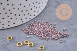 Kit de perles rocaille façon Miyuki Mix Noir Argent Blanc, x1 (G9193)