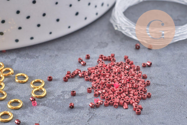 Kit de perles rocaille façon Miyuki Mix Rose, x1 (G9189)