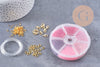 Kit de perles rocaille façon Miyuki Mix Rose, x1 (G9189)