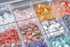 Kit mix de perles 10 couleurs pierre naturelles Lithothérapie x1 (G9707)