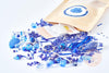 Kit mix de perles bleues Santorin, Coffrets et kits pour la création de bijoux fantaisie DIY, x1 (G8346)