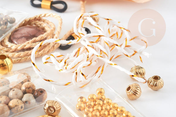 Kit mix de perles chocolat Capuccino, Coffrets et kits pour la création de bijoux fantaisie DIY, le kit, G9134