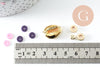 Kit mix de perles heishi violet rose, Coffret et kit pour création de bijoux fantaisie, x1 G9788