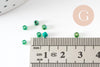 Mélange perles rocaille camaïeu verts ,fournitures pour bijoux, perles rocaille vert transparent, x 10gr (G9511)