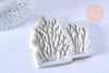 Moule corail fabrication bijoux résine patisserie 77x86mm, x1 (G6291)