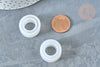 Moule pour fabrication bague décoration forme anneau résine 23mm, création bijoux avec inclusion résine, x1 G7992