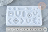 Moule pour fabrication pendentif résine 90x150mm, x1 (G7754)