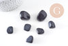 Obsidienne naturelle brut roulé, obsidienne niure, litotherapie,Chips obsidienne, x20gr (G0254)
