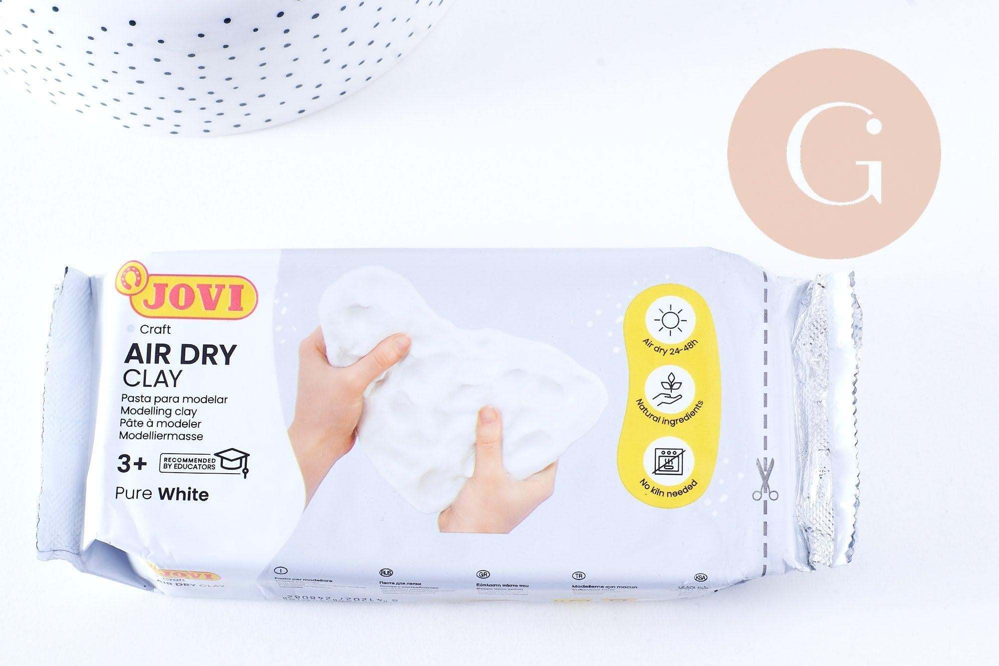 Pâte à modeler Argile autodurcissante Blanc 250-500g, x1 (G10636)