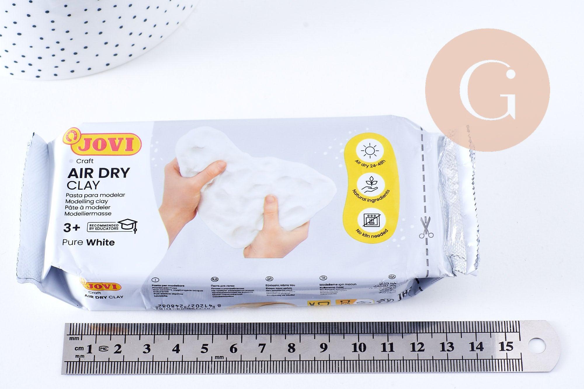 Pâte à modeler Argile autodurcissante Blanc 250-500g, x1 (G10636)