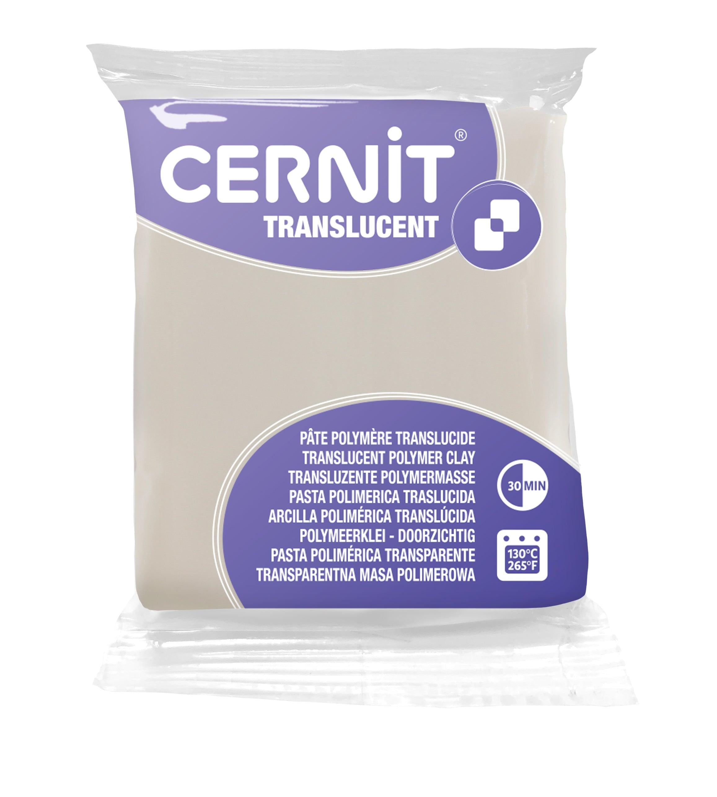 Pâte polymère Cernit TRANSLUCENT - Phosphorescent x56g (G10449)
