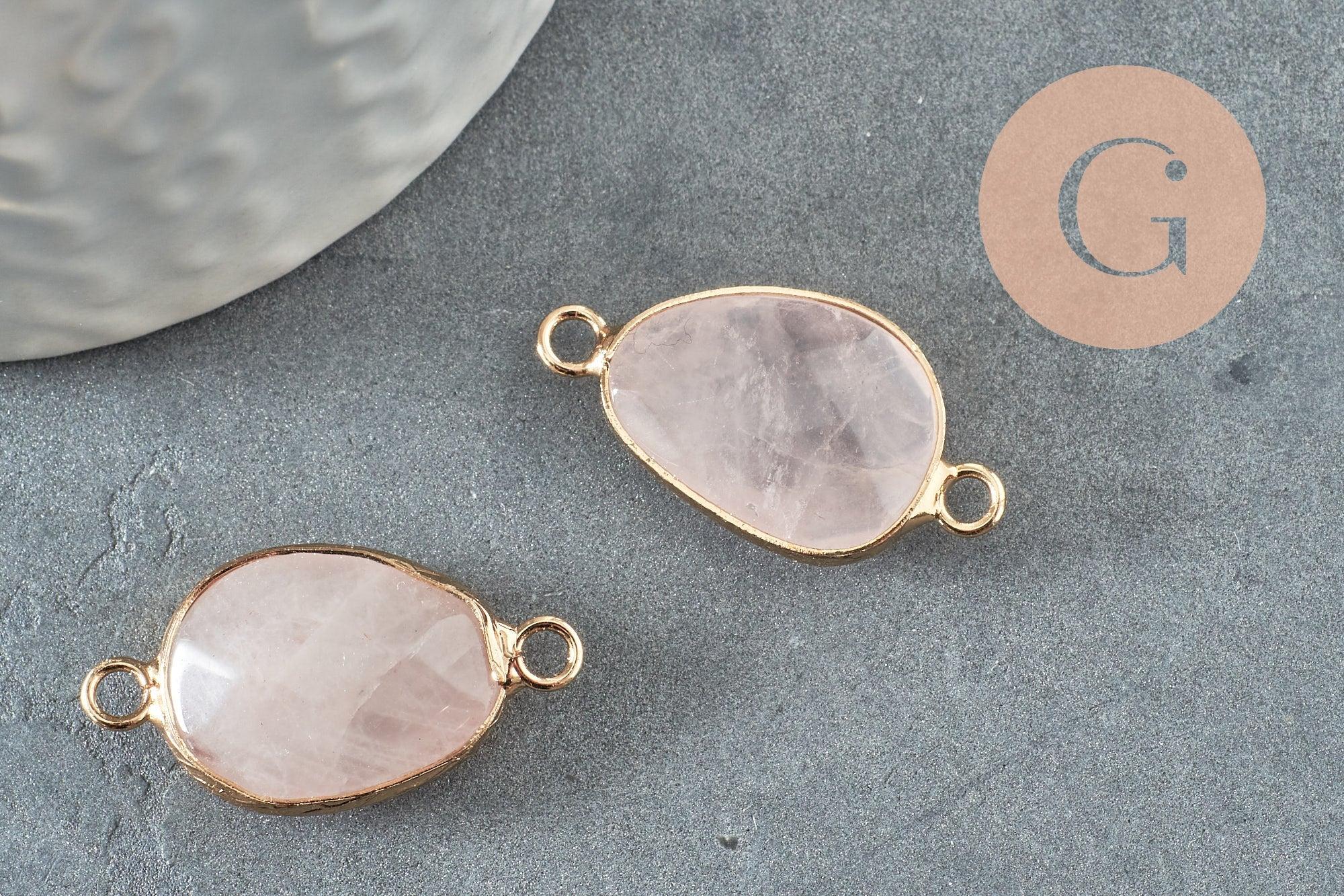 Pendentifs de quartz rose naturel en gros pour création de bijoux - Fr Pendentifs de quartz rose naturel en gros pour création de bijoux - Fr